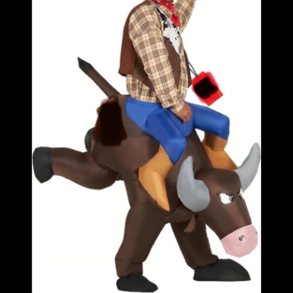 Inflatable Bull Costume - Halloween Costume - New In Bag - Picture 1 of 1